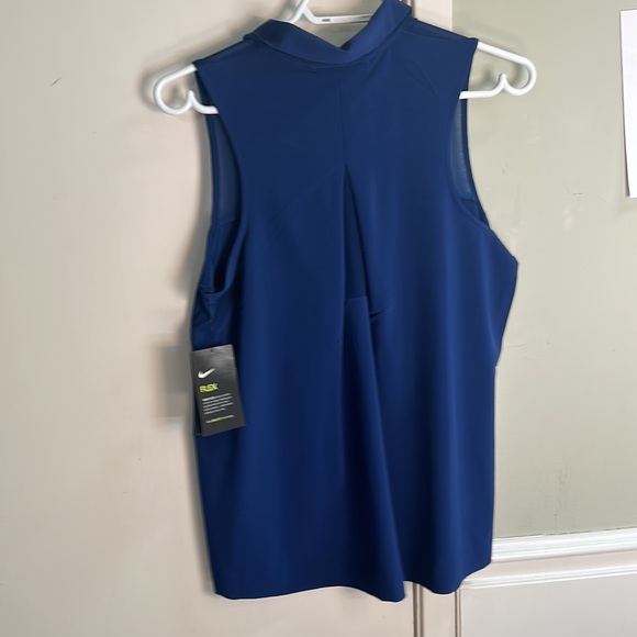 Nike dry fit golf sleeveless shirt blue nwt small - Picture 4 of 6